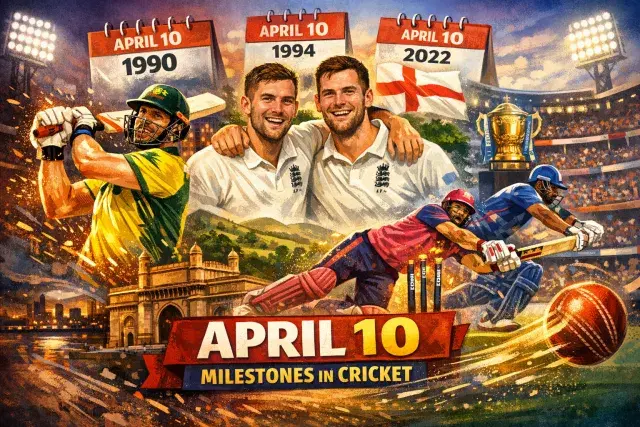 April 10 Marks Defining Milestones Across Three Decades of Cricket